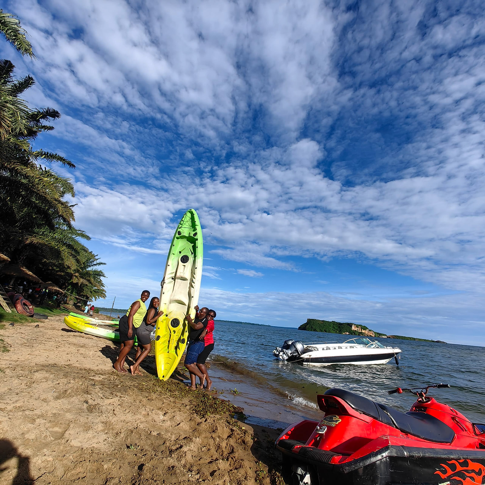 KAYAKING ON LAKE VICTORIA